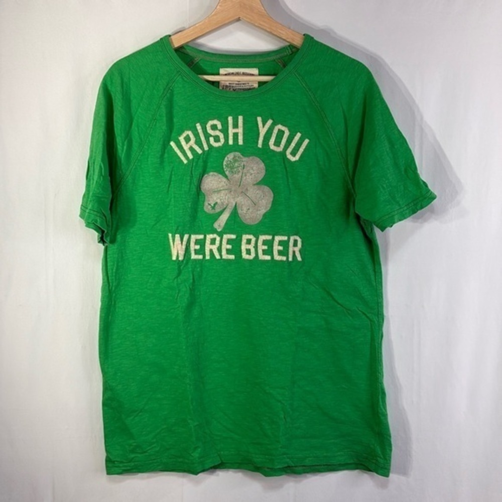 🗯️ American Eagle Irish you were beer green St. Patrick’s Day short sleeve tee